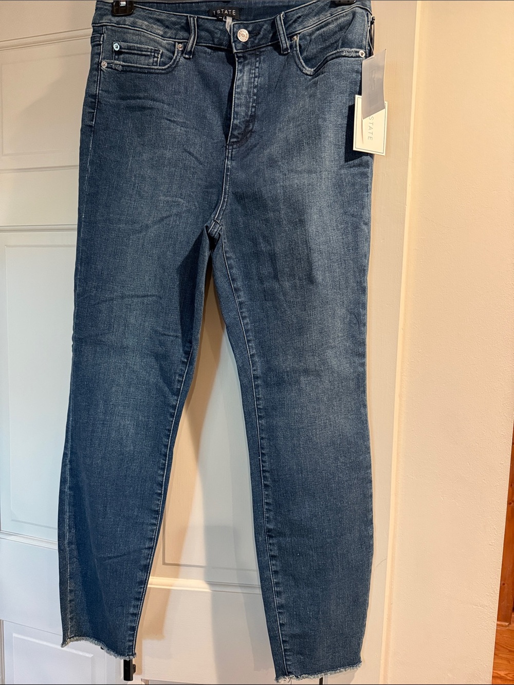 1. State Women's Skinny Jeans in Dark Blue Wash. SZ 30